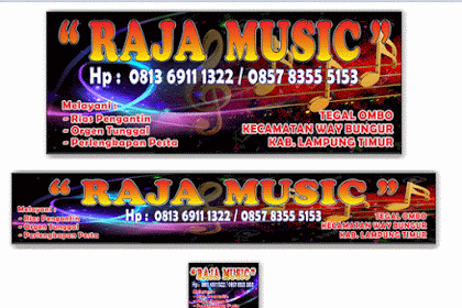 Contoh Desain Spanduk Organ Tunggal