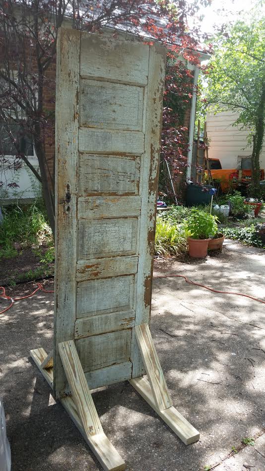 DIY Freestanding Garden Door