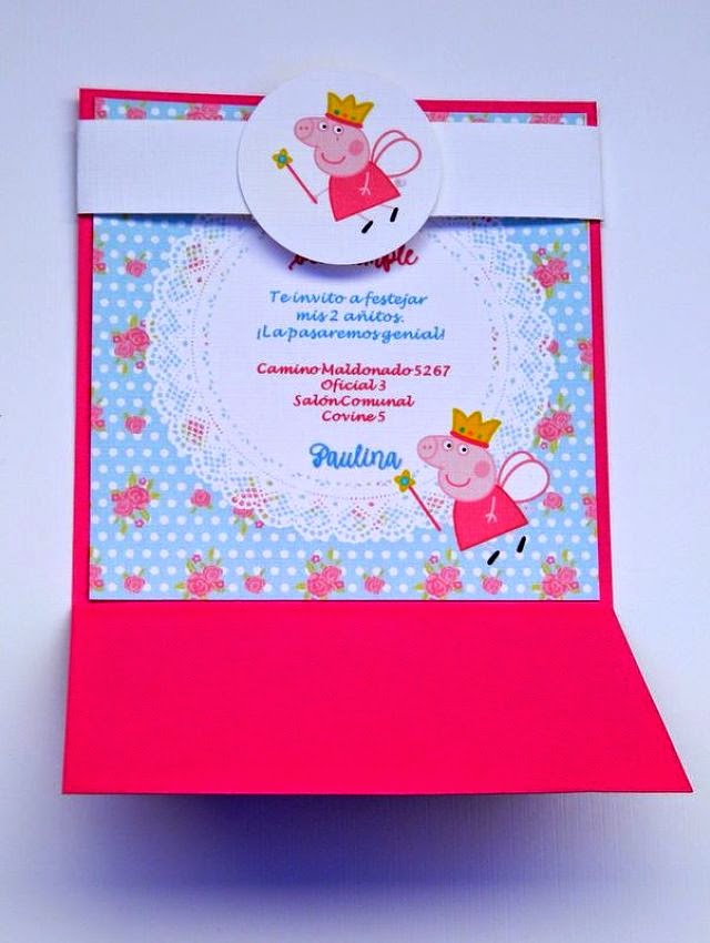 Invitaciones infantiles sencillas y económicas.
