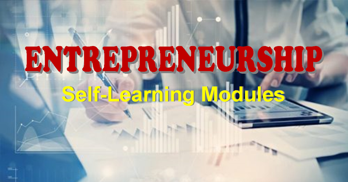 Entrepreneurship Self Learning Modules (PDF Download)