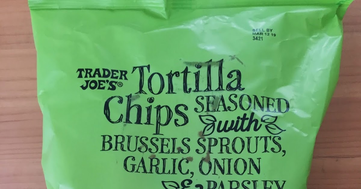 Trader Joe's Tortilla Chips Seasoned with Brussels Sprouts, Garlic