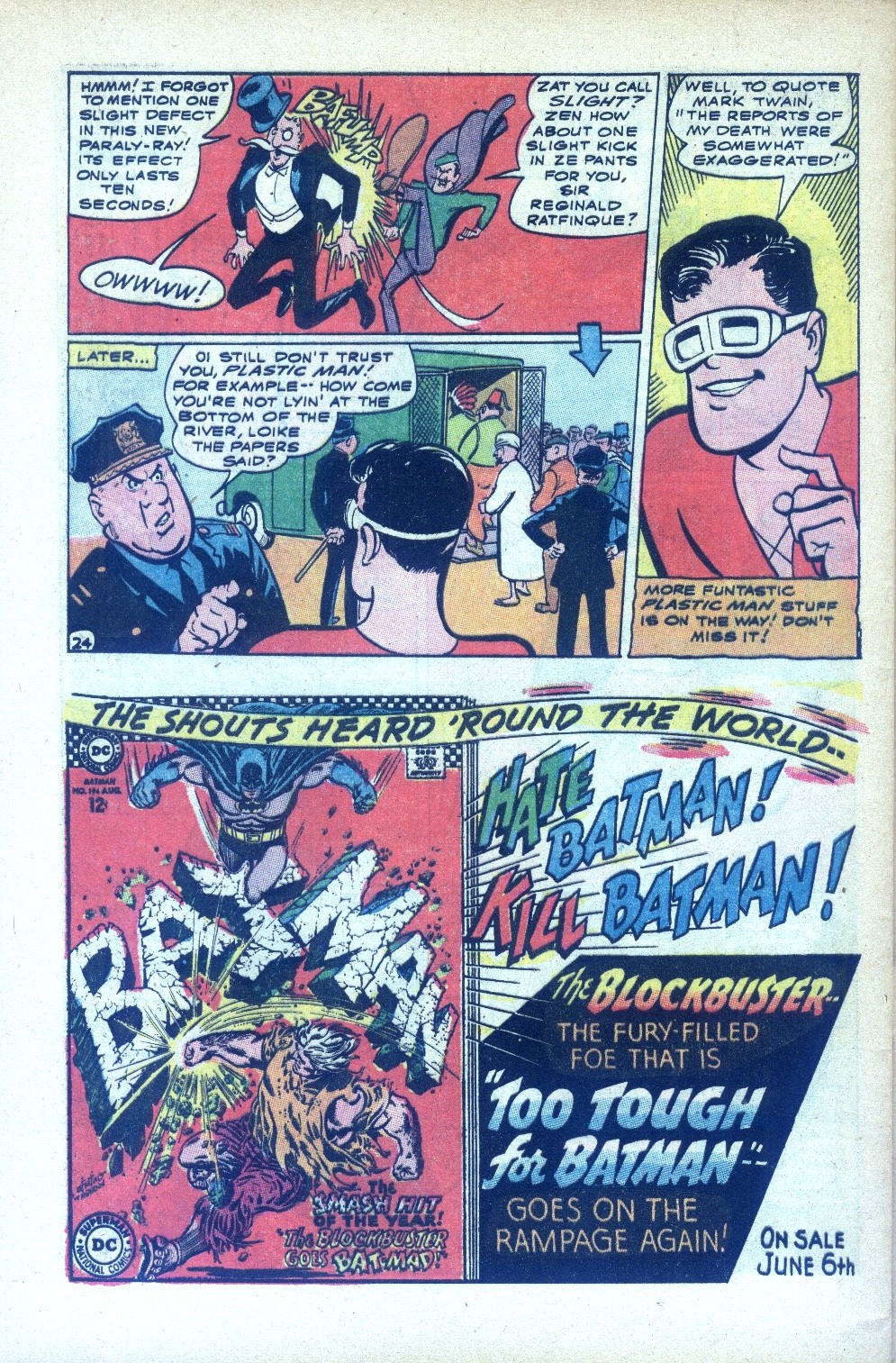 Read online Plastic Man (1966) comic -  Issue #5 - 32