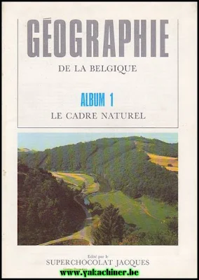 ( LOT) Géographie de la Belgique, album 1-2-3-4, année 1962