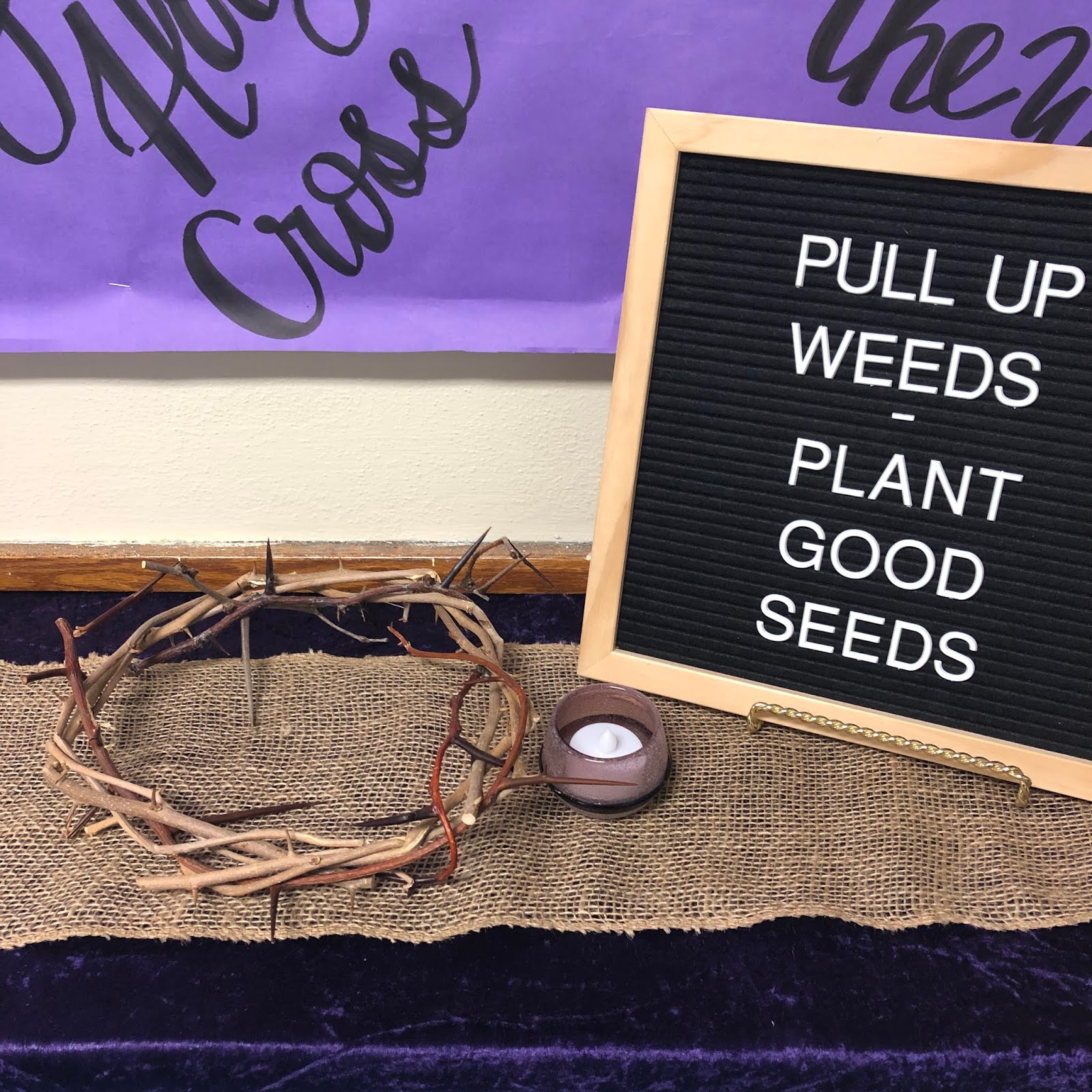 Look to Him and be Radiant Lent Looks Different Classroom Decorations