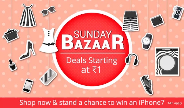 Sunday Super bazar exclusive products just starting from 1 Rs 