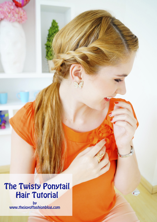 Twisty Ponytail Hair Tutorial