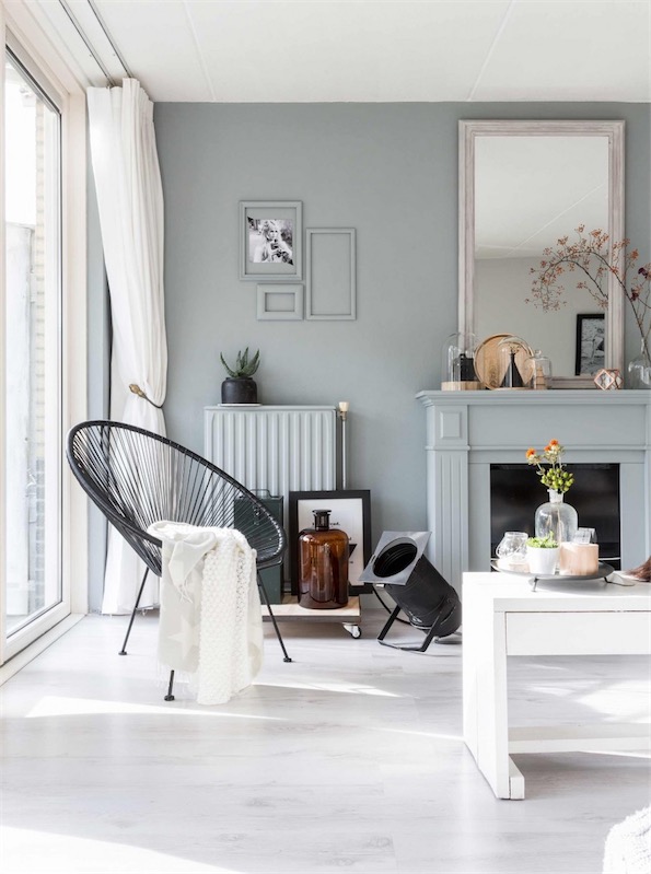 Casa holandesa decorada en tonos grises chicanddeco