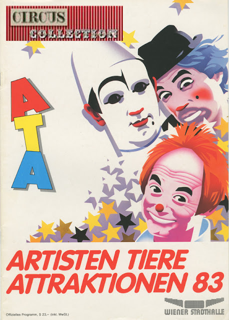 Gaston Pipop et Rolf Knie junior le fameux trio de clown en couverture