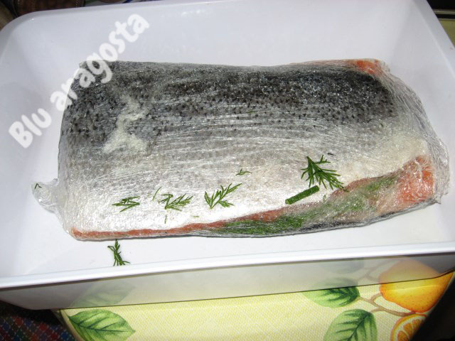 come preparare salmone marinato svedese gravad lax