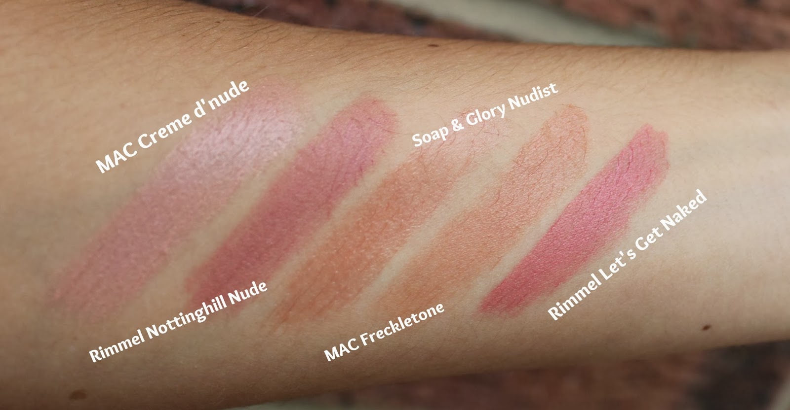 mac freckletone lipstick