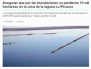 Inundaciones argentas;  A