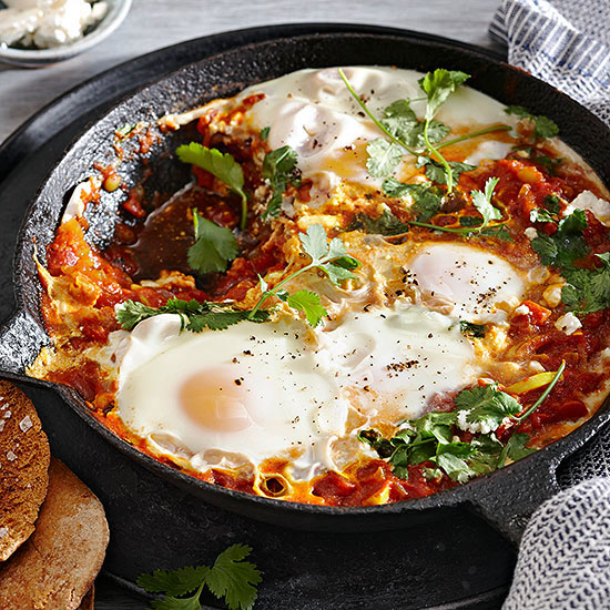 Israeli Poached Eggs (Shakshuka)