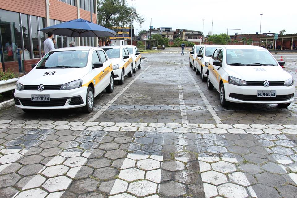 Blog do Junior Terra Tecnologia no Pátio de Prova Prática do DETRANPE