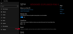 How to Reset Groove Music App in Windows 10 [ How to Guide]