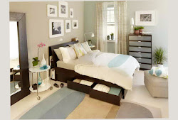 bedroom adult young modern latest cool painting bed