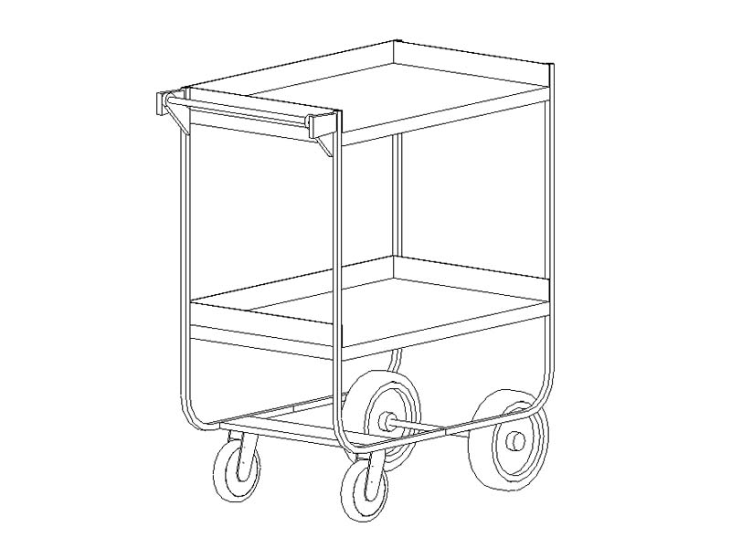 BIM HEALTHCARE REVIT FAMILIES Utility Carts