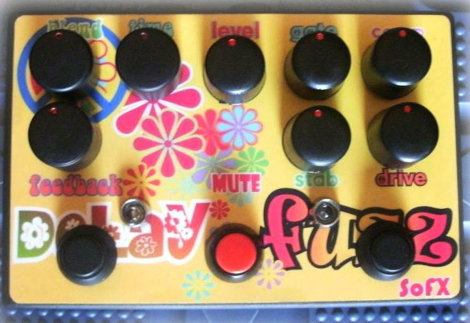 Delay + Fuzz EfexSOFX Efek Gitar Murah Delay + Fuzz EfexSOFX Efek Gitar Murah