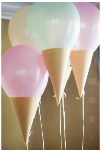  decoración-helado-con-globos