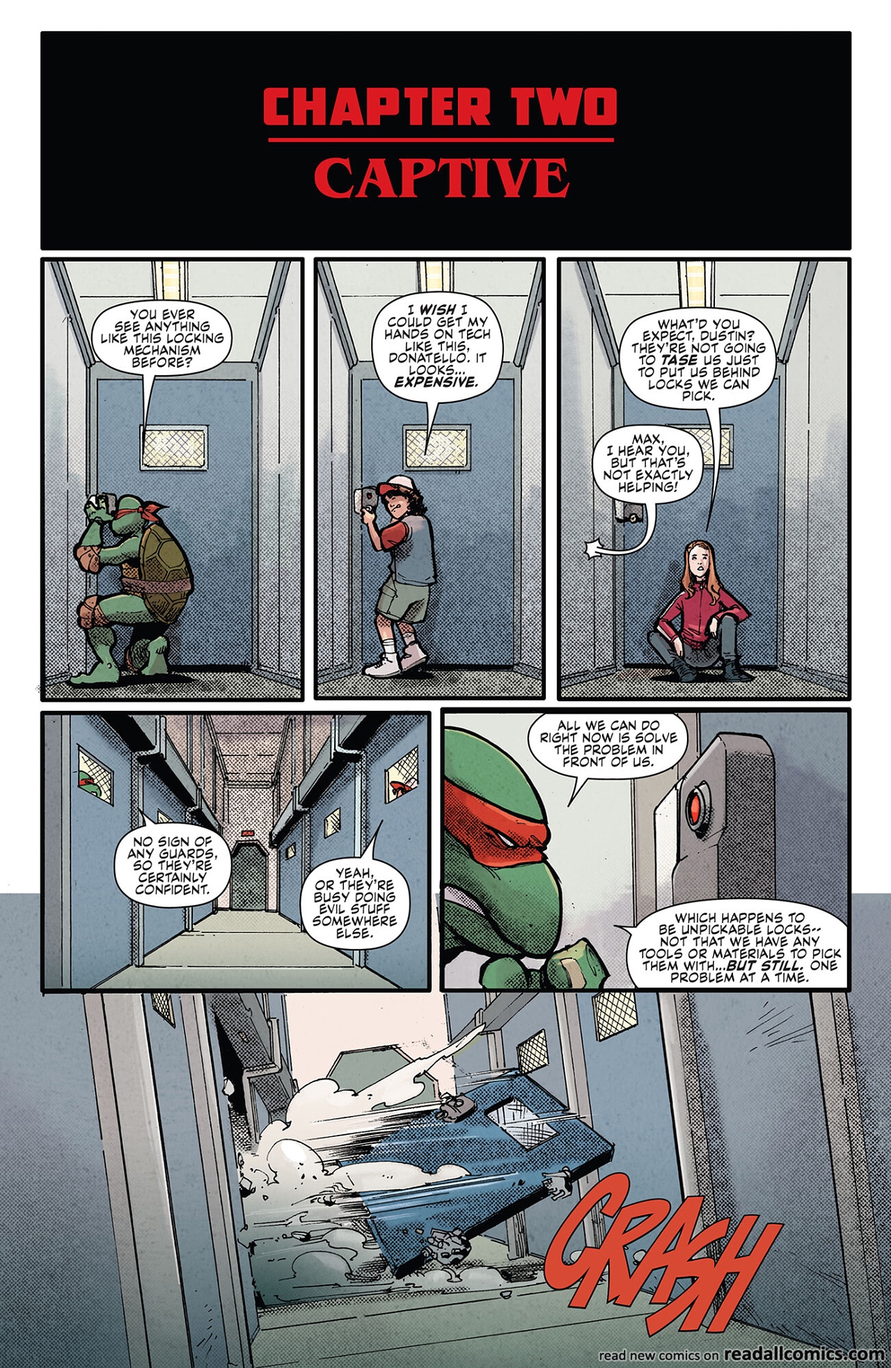 Teenage Mutant Ninja Turtles x Stranger Things chapter 2 page 4