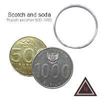 Jual alat sulap Scotch and soda rupiah sulap koin Jual alat sulap Scotch and soda rupiah sulap koin