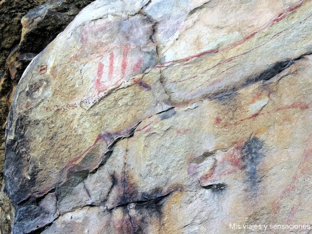 Pintura rupestre Covachón del Puntal, Valonsadero, Soria