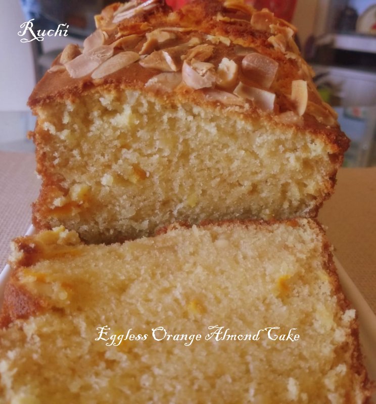 Ruchi Eggless Orange Almond Cake