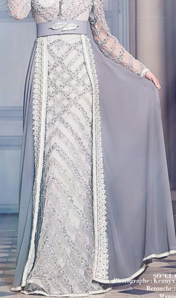 20+ Model Desain Gaun Pesta Muslim Terbaru 2018