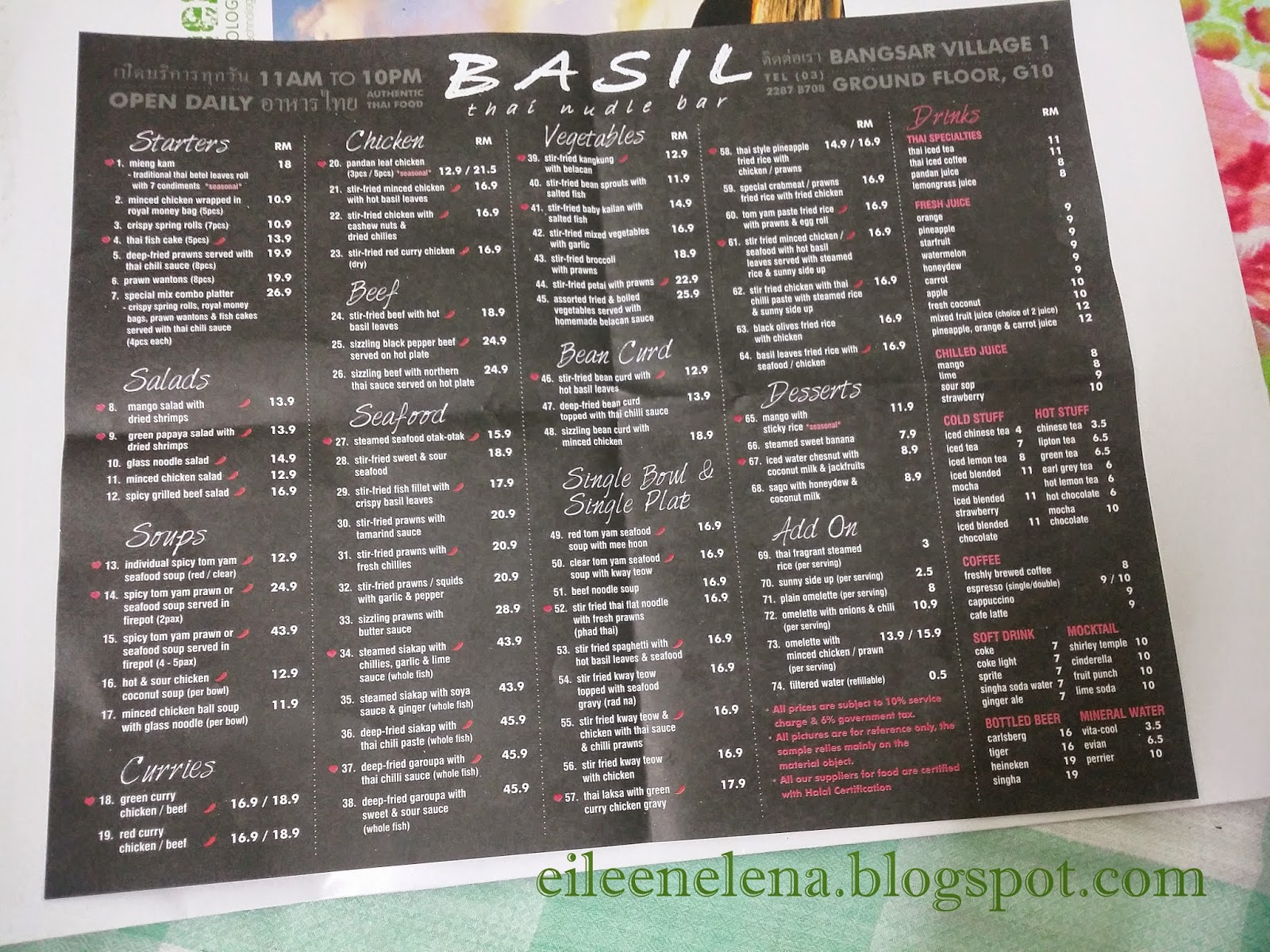 Everyday is a new Starting Point Basil Thai Nudle Bar Bangsar Village