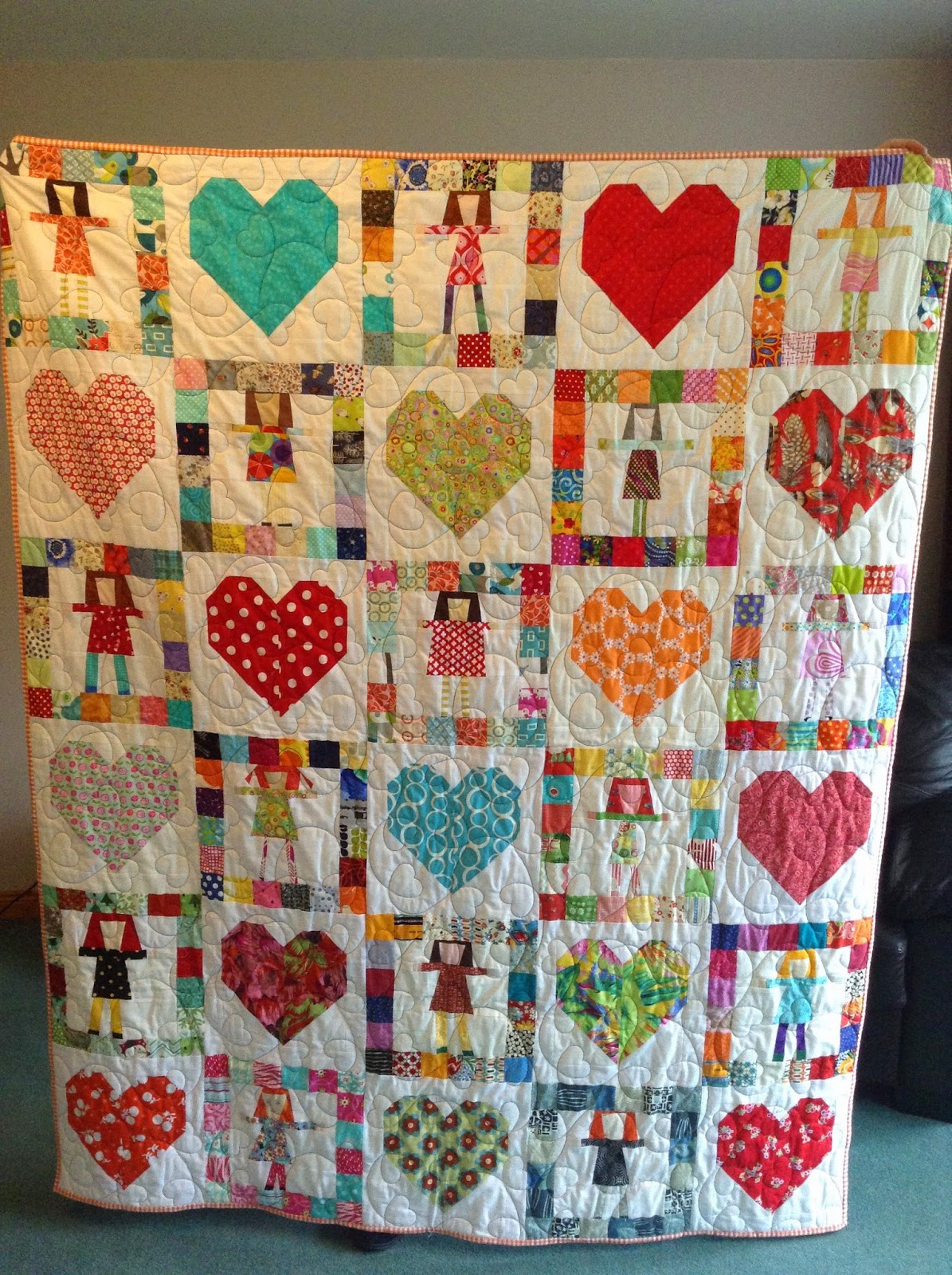 Sew Me: Bee Blessed Pippi and Hearts Quilt