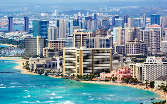 Foto da cidade de Honolulu - Havaí