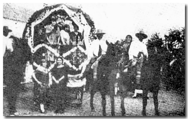 Carreta de la Romería de Valme año 1910.