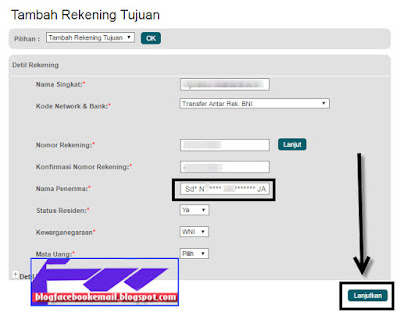 cara transfer rekening lewat ibank bni 