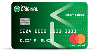 Cartão Internacional do Banco Original