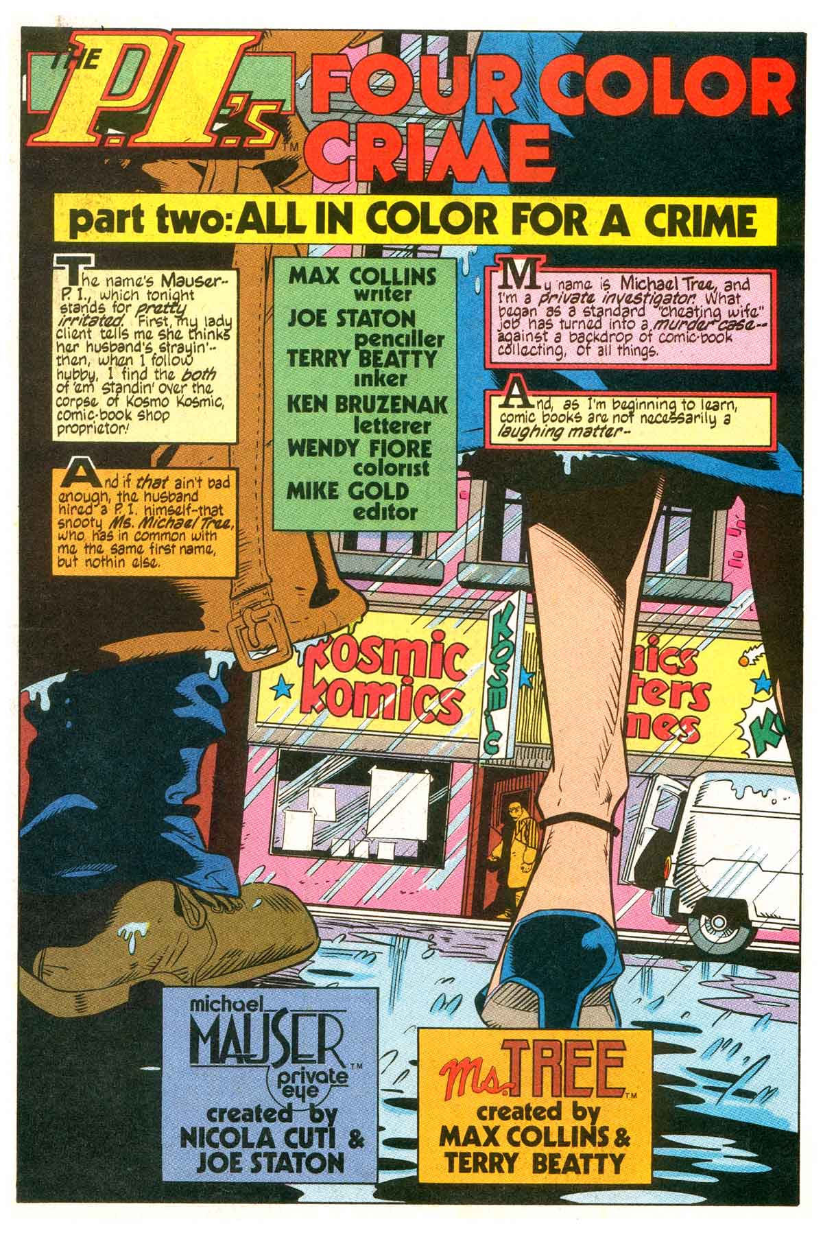 Read online The P.I.'s: Michael Mauser and Ms. Tree comic -  Issue #2 - 3