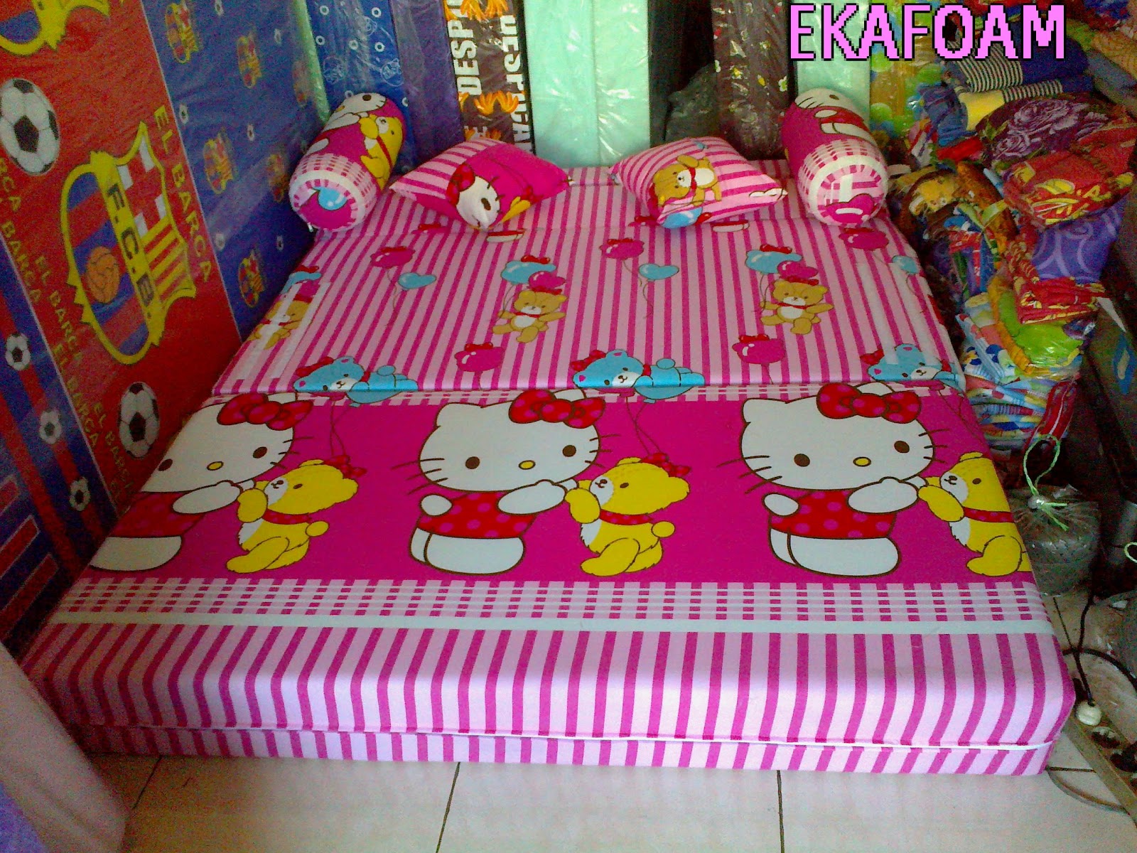 SOFABED INOAC HELLO KITTY PING GARIS 27 08 2014 AGEN RESMI KASUR