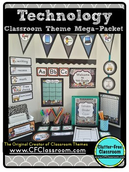 Technology Themed Classroom Ideas Printable Classroom