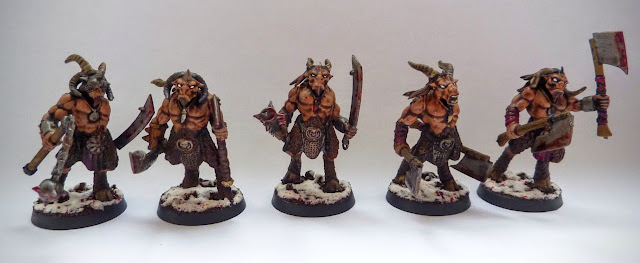 A painting update for Beastmen Gor for Age of Sigmar, Realm of Ghur.