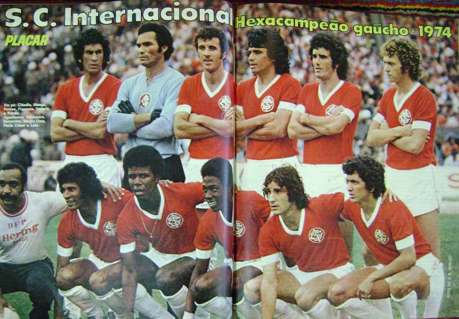 Resultado de imagem para goleiro internacional 1974