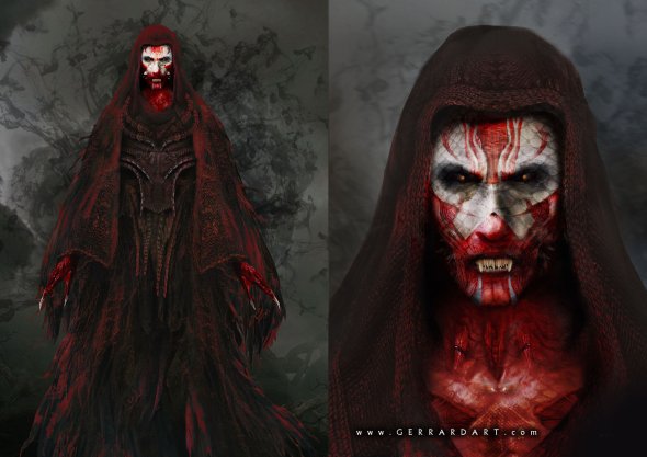 Paul Gerrard artstation arte ilustrações fantasia ficção terror horror sombrio filmes games impressionante