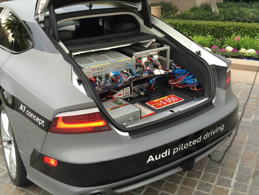 Audi A7 Piloted Drive CES2015