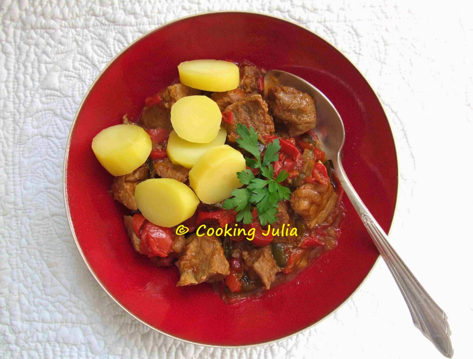 COOKING JULIA : AXOA DE VEAU