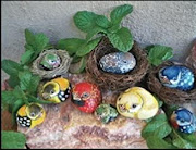 Learn How to Paint Birds on Rocks!