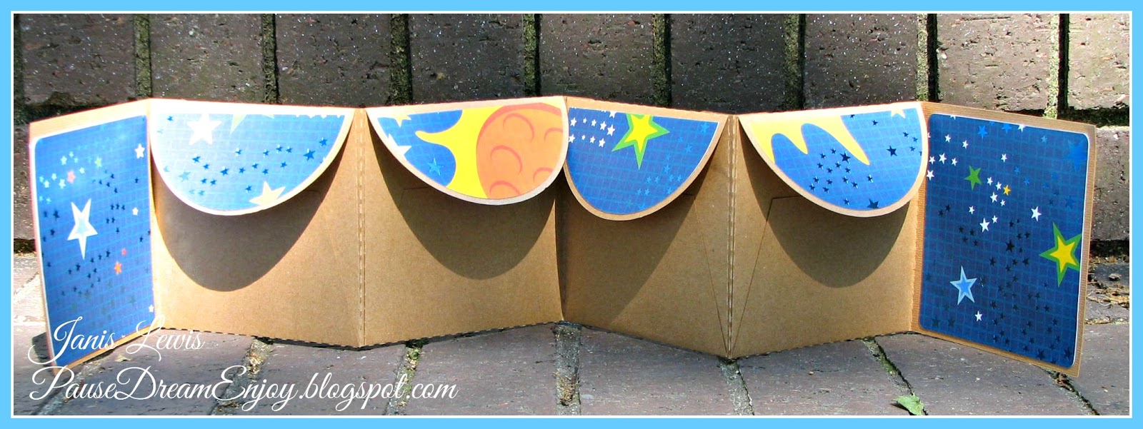 Pause Dream Enjoy Envelope Accordion Mini Album