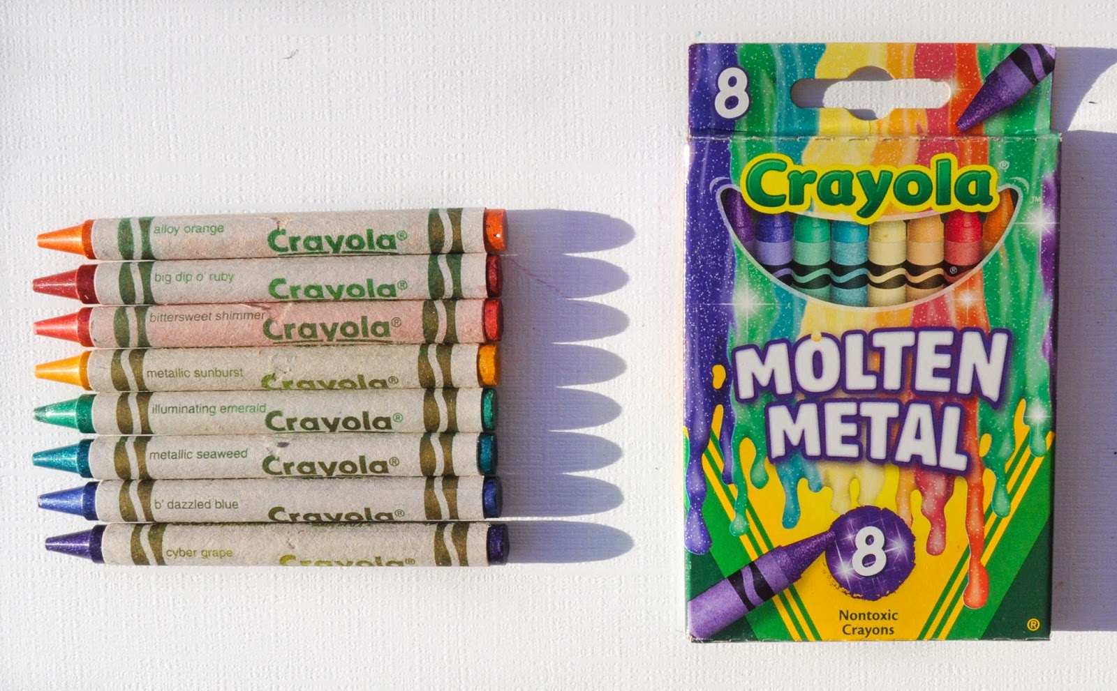8 Count Crayola Meltdown Crayons What's Inside the Box Jenny's