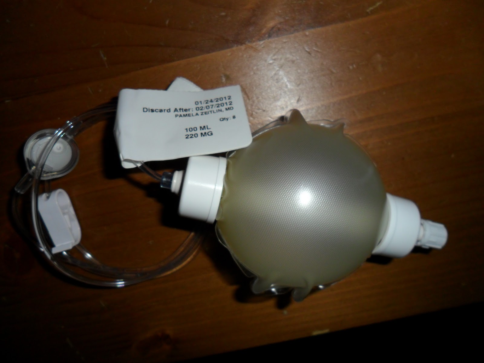 Mommy For Madeline Home on IVs