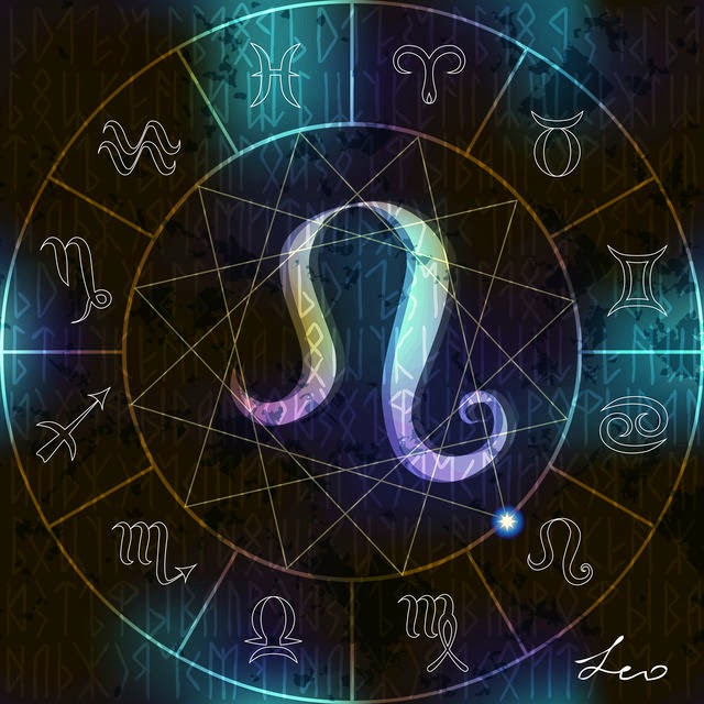 Astrology, Horoscope, Leo Zodiac Sign.