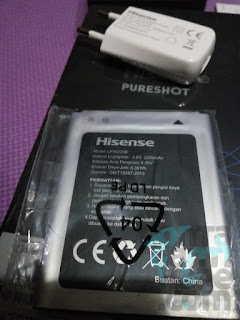 Hisense Pureshot - dibekali baterai berkapasitas 2.200 mAh
