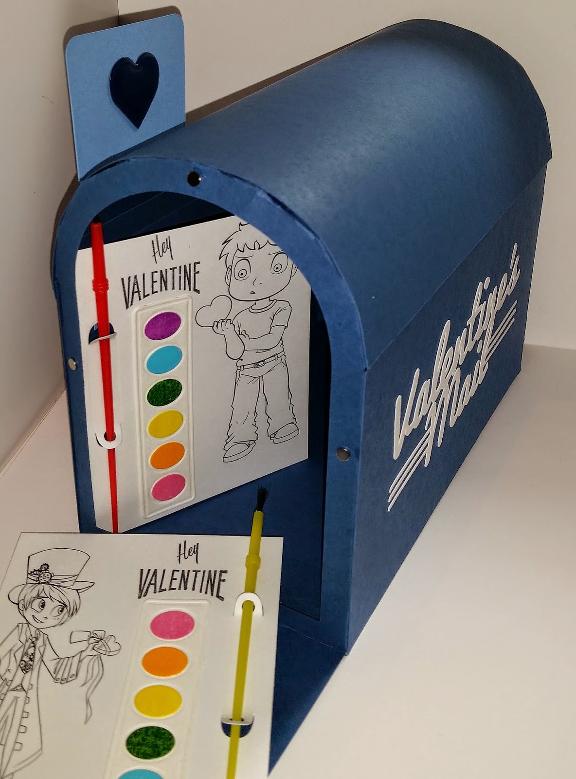 **Oma's Crafts**: Valentine 3D Mailboxes