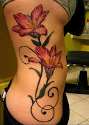 Tattoos For Girls On Back Side flowers womens girls tattoos