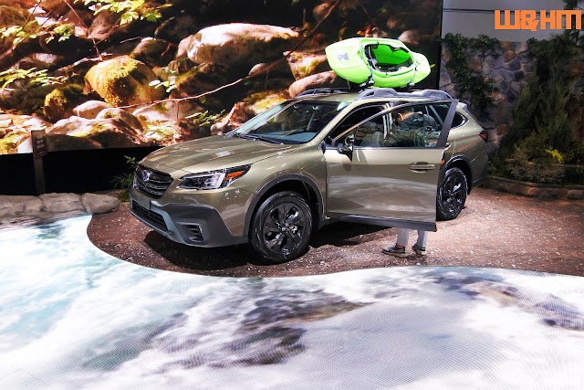 Great Demo-ship of Subaru Outback at 2019 LA Autoshow, by W&HM, @laautoshow #laas2019